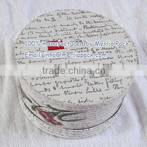 Large Round Shape Paper Hydrangea Pedals Flower Gift Box Party Wedding Favor Gray Boxes