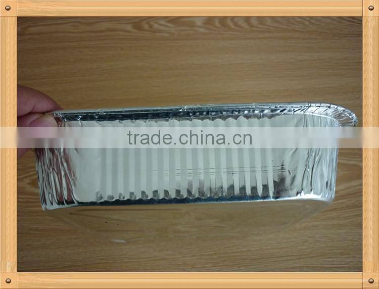 Square Hard Eco-friendly Aluminum Foil Cake Boxes