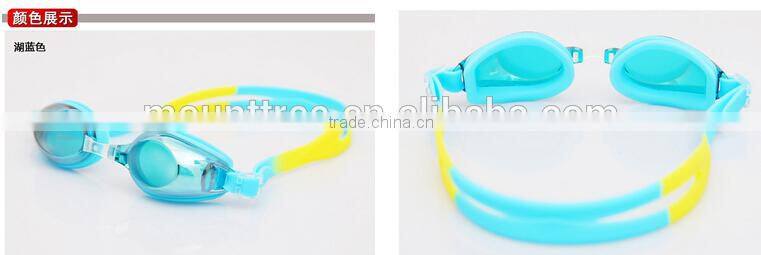 Wholesale Colorful Fashion Best Antifogging Waterproof Silicone Kids Swimming Goggle
