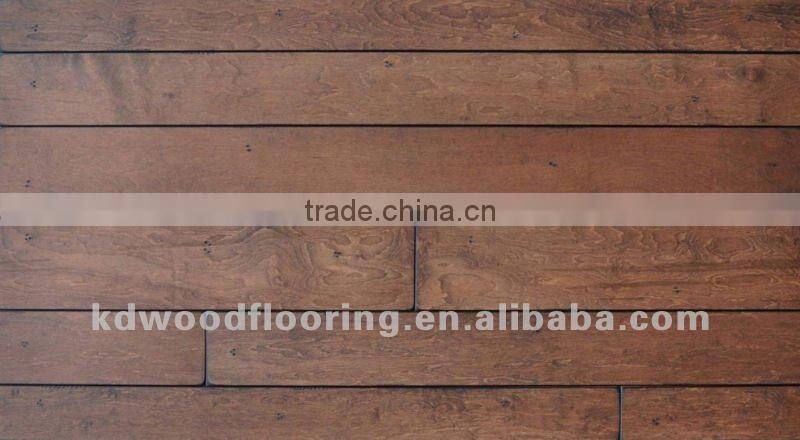 Reclaimed Elm solid wood flooring in first-class quality