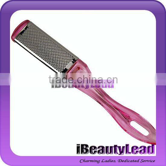 Latest double sides foot file stainless steel nail foot file art nail tools