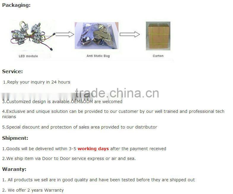 Flashing Star ! helpful bright dmx full color led module dc 12v