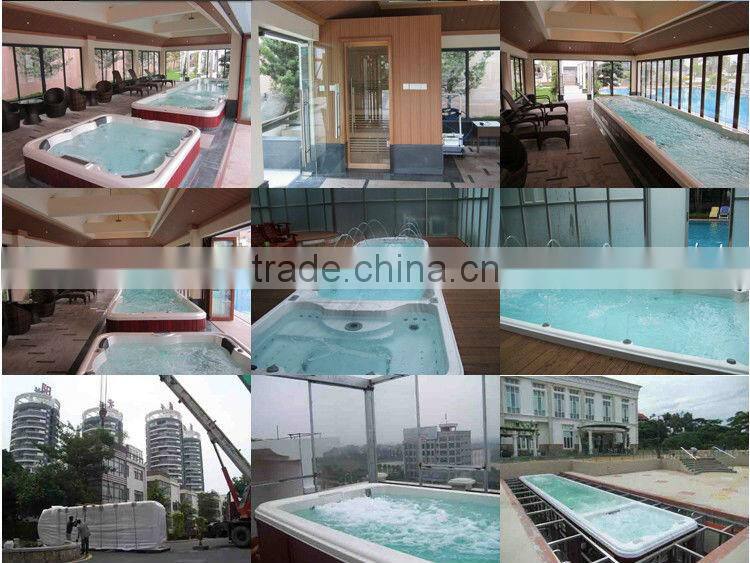 ROM4822 New design swimming pool spa with 4 pillows