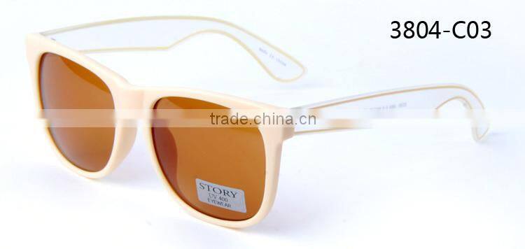 FDA CE Certification Transparent temple Custom Logo Sunglasses own logo sunglasses