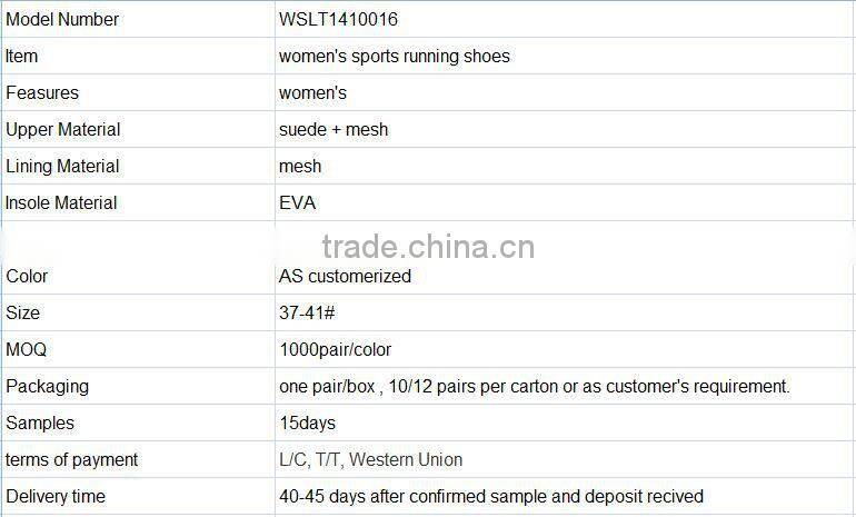 fashion sports shoes light weight sneakers women's running shoes