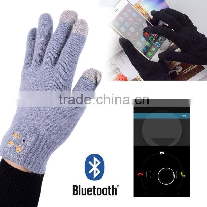 Unisex Bluetooth Gloves CE certificate winter use smart touch screen gloves