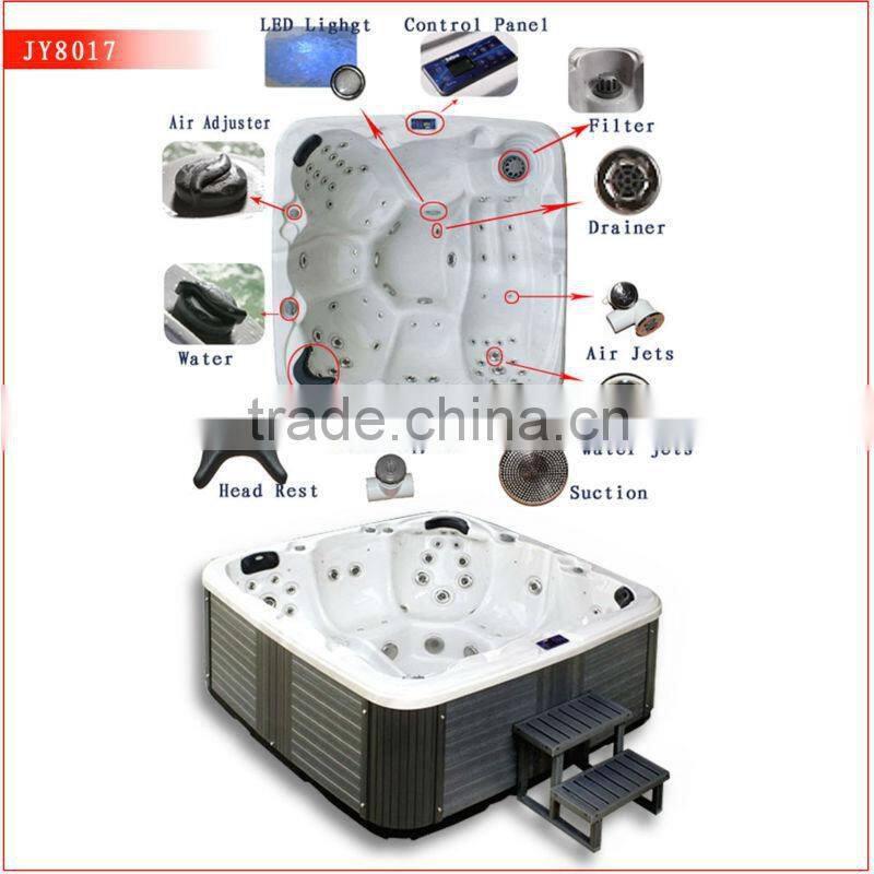 2015 popular water massage sexy spa hot tub,mixing hot sex tub,very good mixing hot sex tub