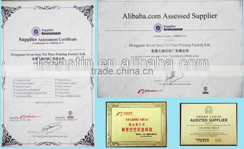 Small Metal Tin Bucket Garbage Can With Handle Customer New Design