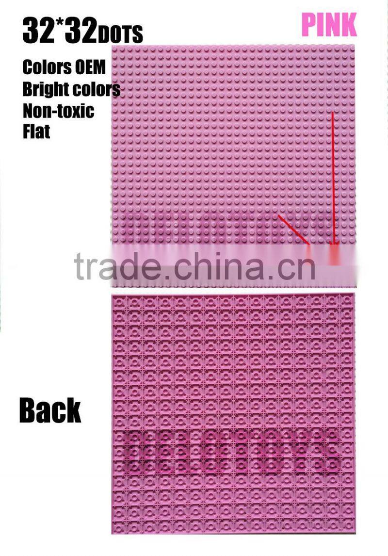 ABS Material plastic building bricks thick base plate 32*32 DE00035