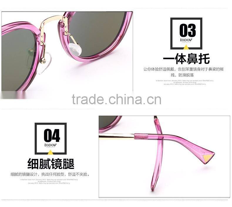 2016 wholesale female personality in fashion Sunglasses