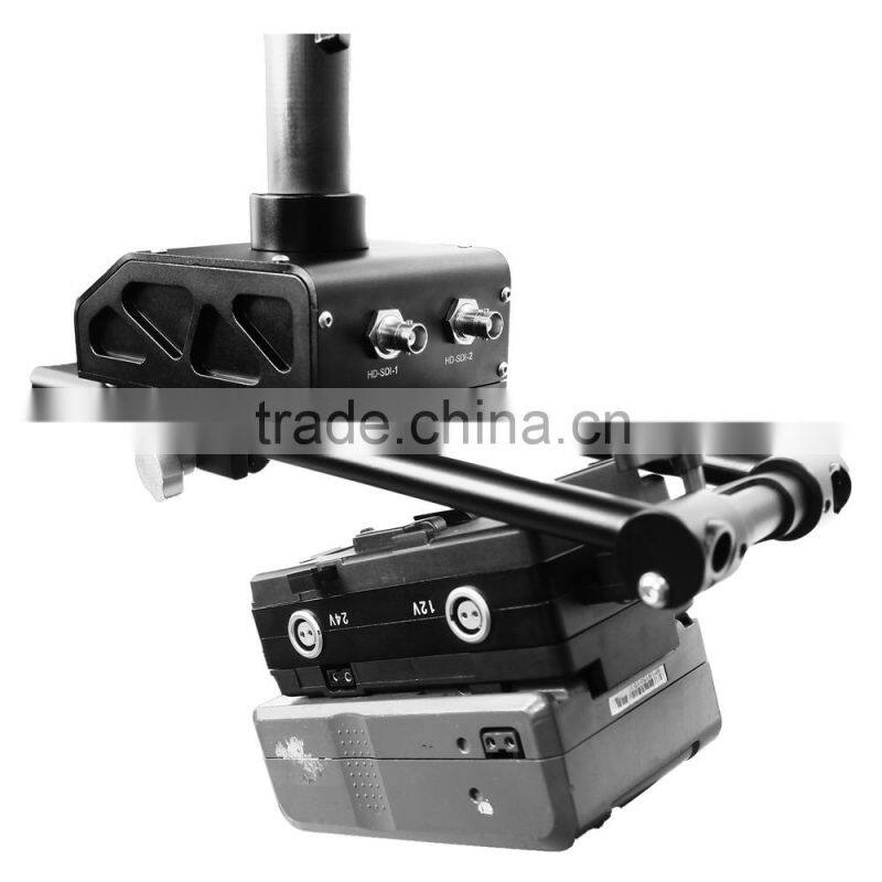 Hottest selling LAING merlin arms video flycam steadycam with power cable loading 6-16kg