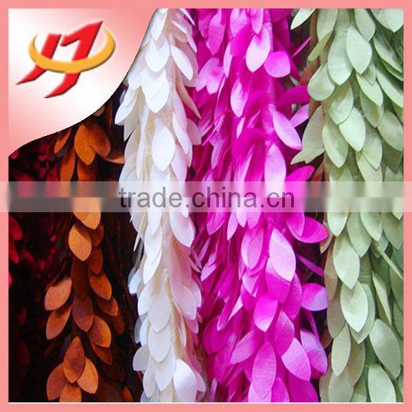 2015 Hot Sale beautiful polyester bridal table skirt