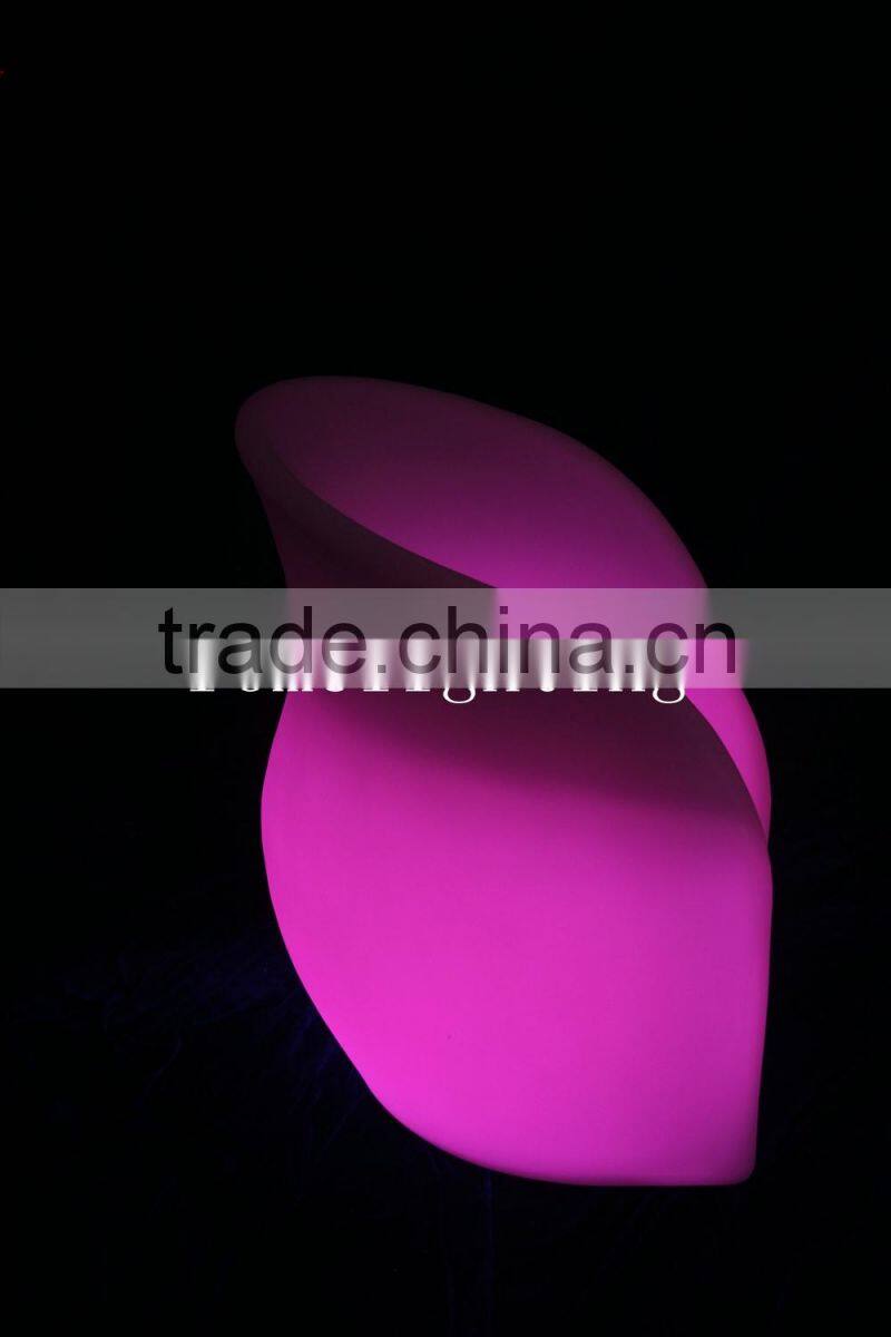 home leisure romote control color changing led Lighting Up Sofa Furniture