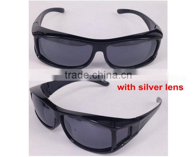 2016 Novelty new custom variety colors plastic safety sunglasses with side window