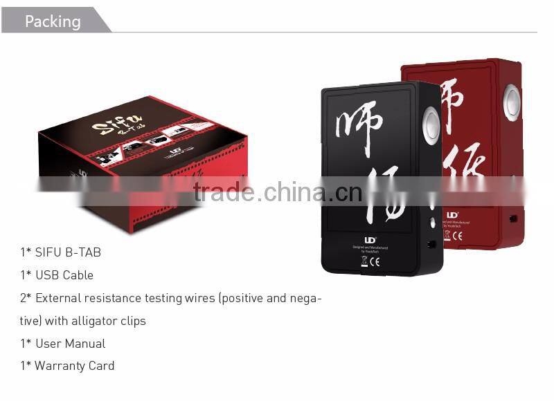 Newly design UD 70w box mod Sifu B Tab with coil burning deck