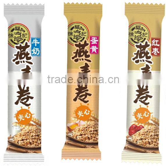 HFC 2672 bulk grain snack, Oat rolls with milk flavor
