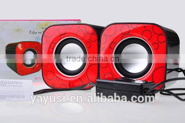 Passive type computer audio speaker With Passive Vibration ,speaker box