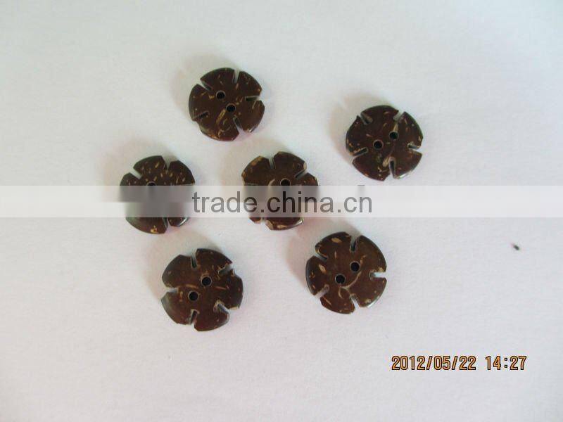 2-holes coconut shell buttons