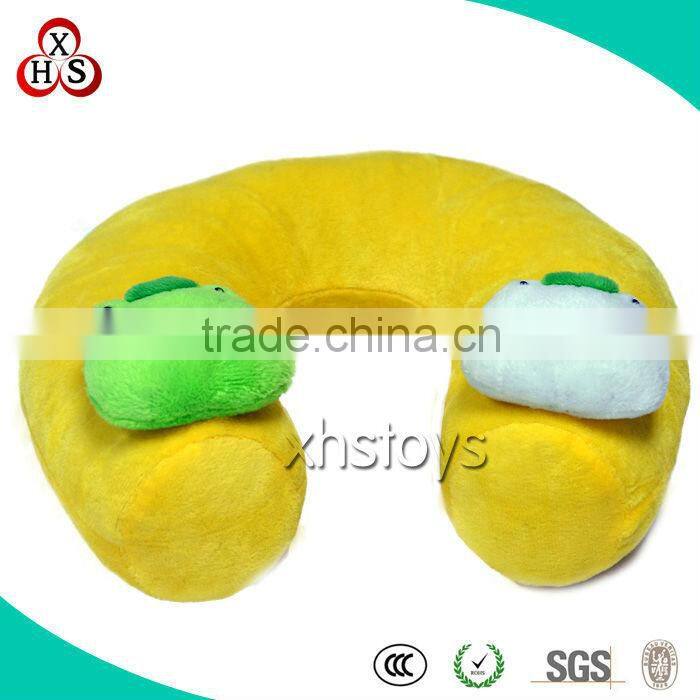 Funny Customed Soft Promotional Gift U-Shape Baby Pillow For Whalesale