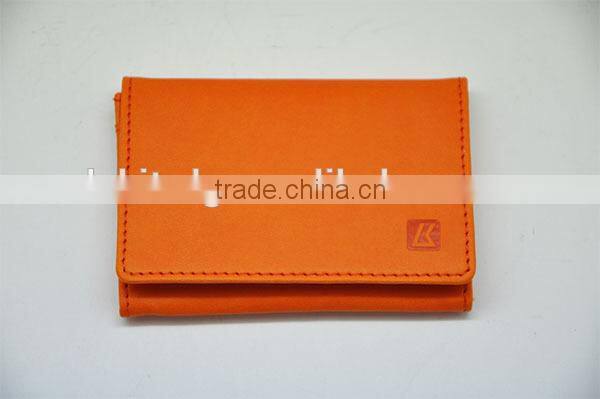 pvc leather card holder flip case cover pouch