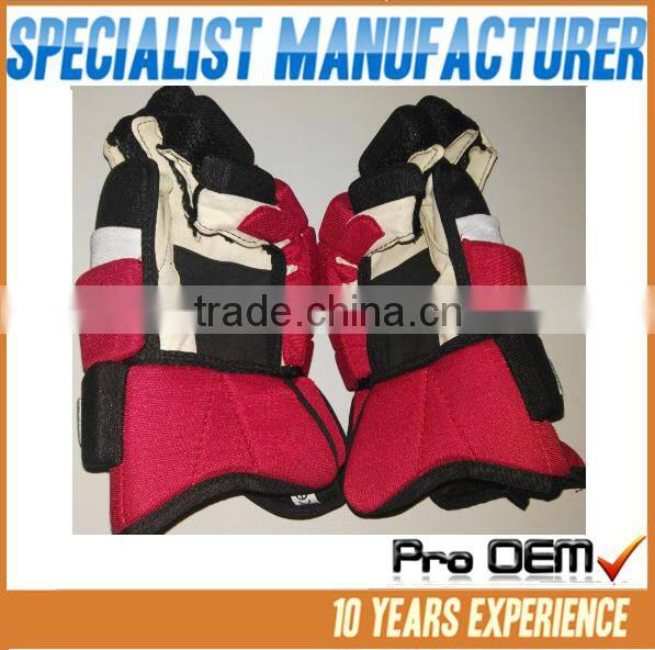 Factory directly selling cheap hockey gloves/Color custom ice hockey gloves