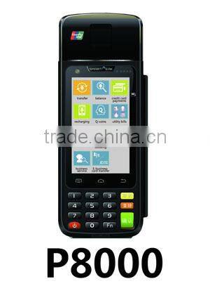 bluetooth Android handheld/portable POS pda with printer nfc barcode scanner