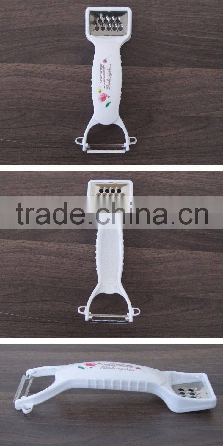 Plastic printing handle antdeal Vegetable Potato Peeler Parer Julienne Cutter Slicer Stainless Steel Blade Hot New fashional P08