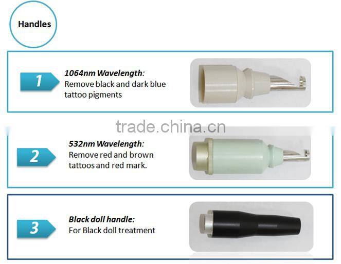 Q-Switched Nd:Yag Laser Tattoo Removal / Professional Laser Tattoo Removal Machine For Sale / Beijing