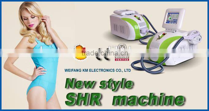 SHR ipl hair removal machine, skin rejuvenation ipl laser equipment