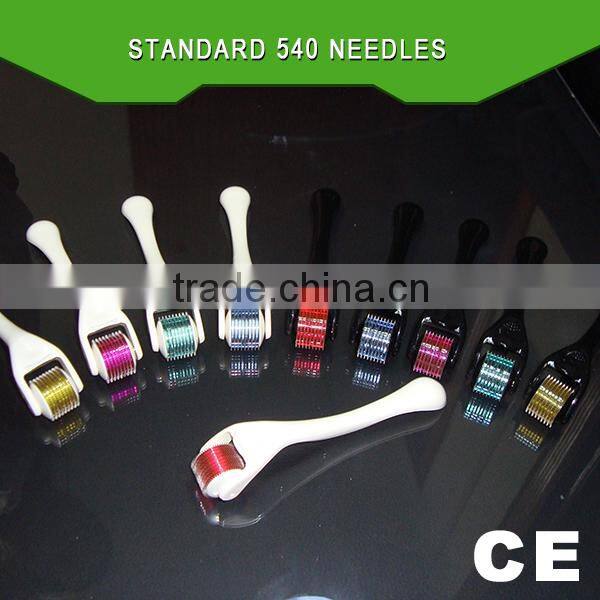wholesale CE skin care plastic handle derma roller for beauty salon use