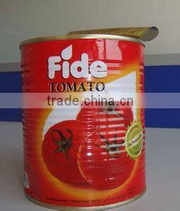 wholesale double concentrated canned tin gino 28-30% tomato paste pasta factory supplier exporter