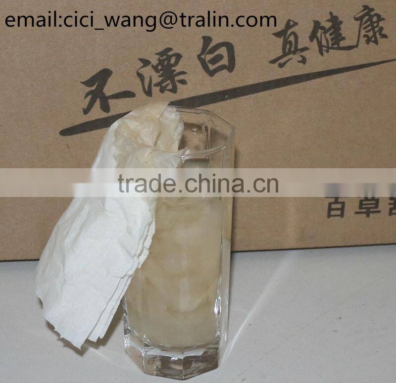 Unbleached wheat straw toilet paper