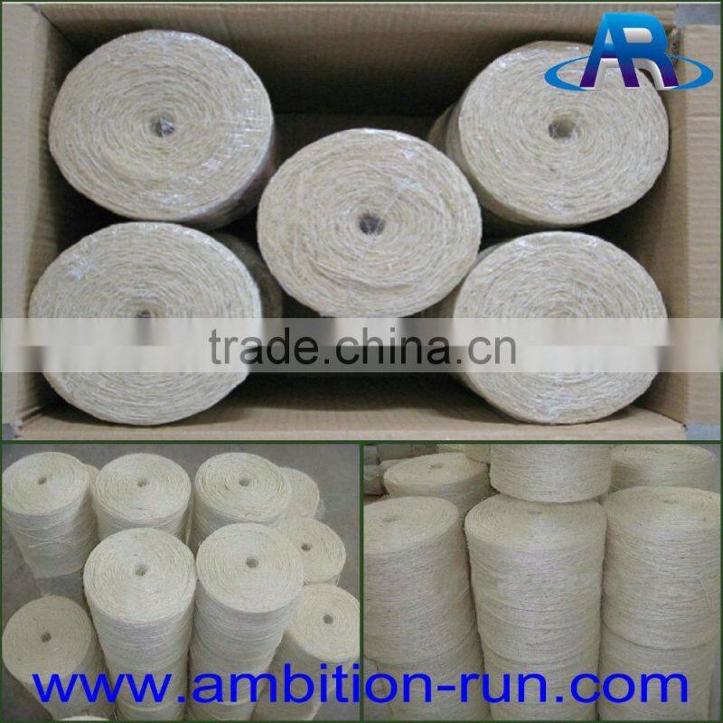 Cutted hair and unoiled Sisal yarn/sisal twine