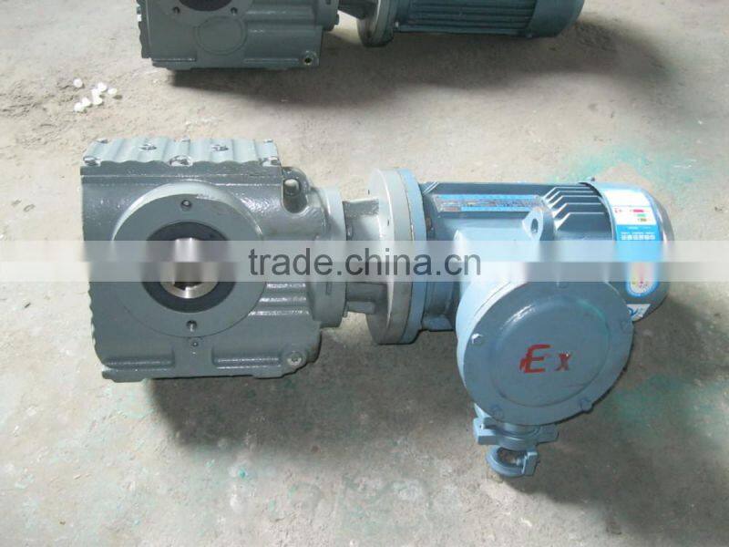 SEW style's S series 90 degree shaft gearbox with motor worm gear reducer