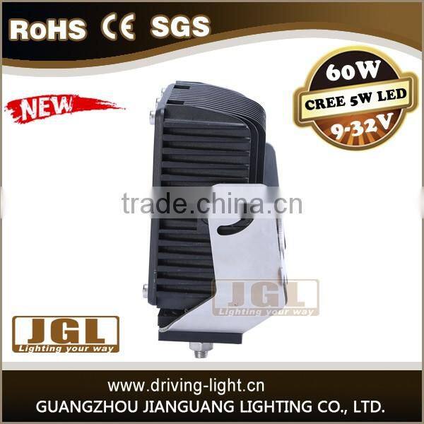 China made cheap 4x4 car accessorie 60w led working light offroad s IP67 9-32v led light for heavy duty machinery