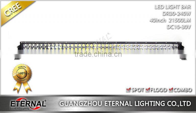 40in 240W straight 4x4 powersports ATV UTV bune buggy off road truck led light bar