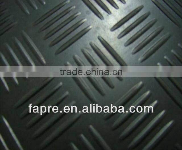 Black Anti-slip Checker Rubber Mats/ Sheet Rubber/Checker Rubber Sheet Flooring