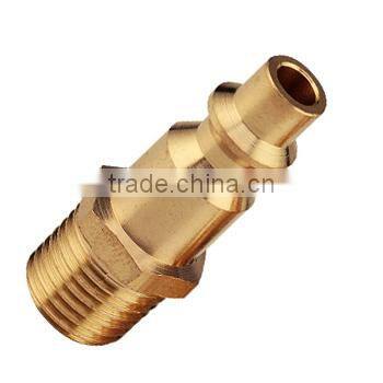 USA type male coupler ,high quality brass material, NPT 1/4" 1/2" 3/8" threaded ,MILTON (USA) TYPE MALE PLUG