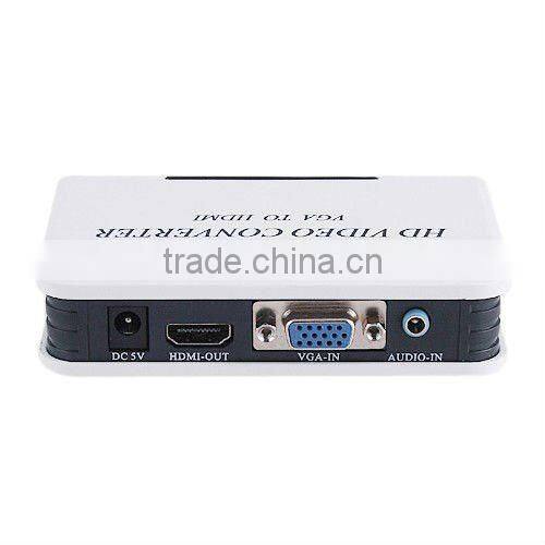 Audio VGA to HDMI HD HDTV Video Converter Box 1080P