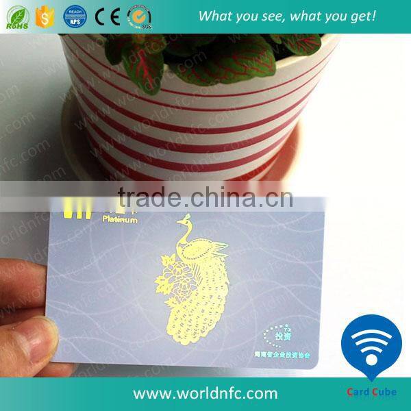 Plastic Gold Foil Business Cards