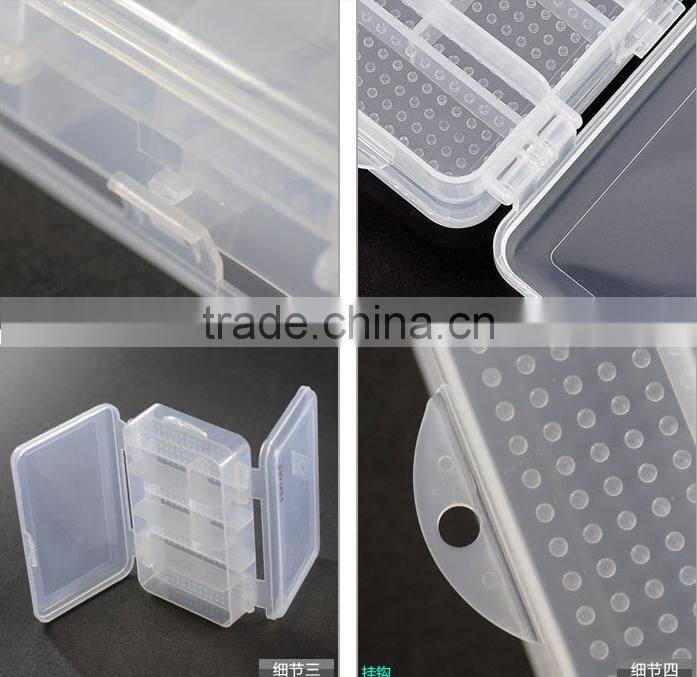 Plastic Double Size Tool Sundries Storage Box Pill Box