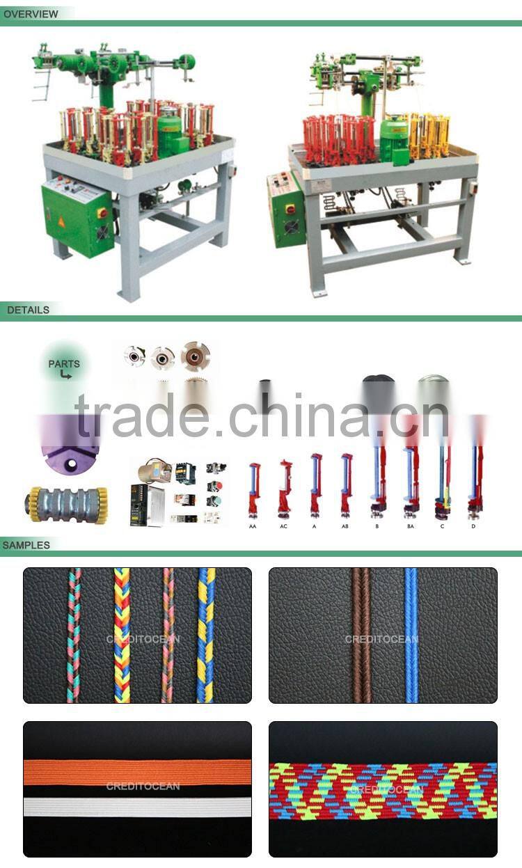 Credit Ocean high speed all kinds of rope braiding machines