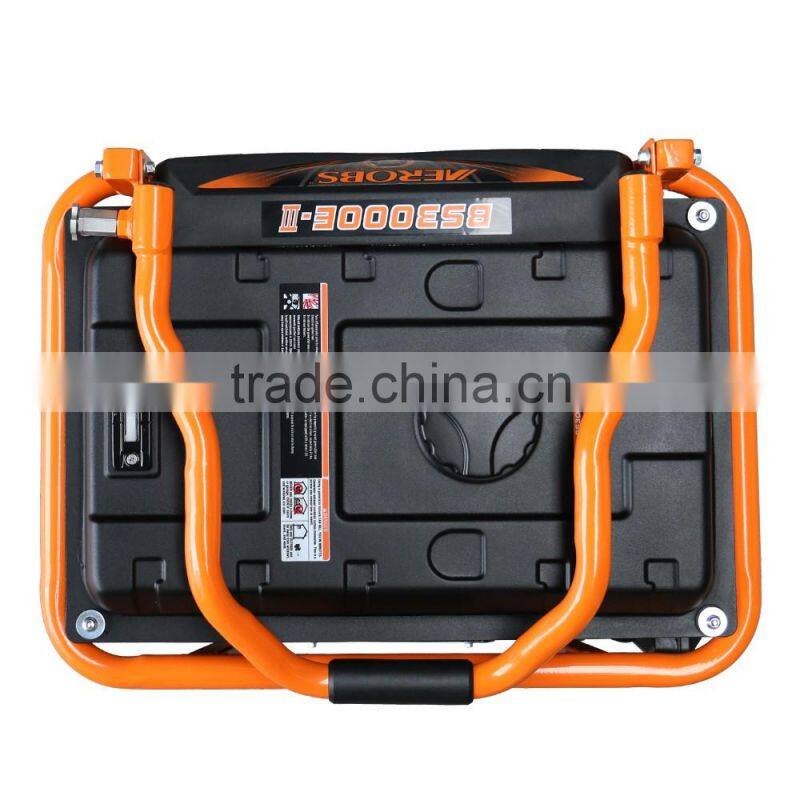 BSGE7500 the third generation Transfomers Chongqing Aerobs Portable Electric Gasoline Generator Engine for Bicycle