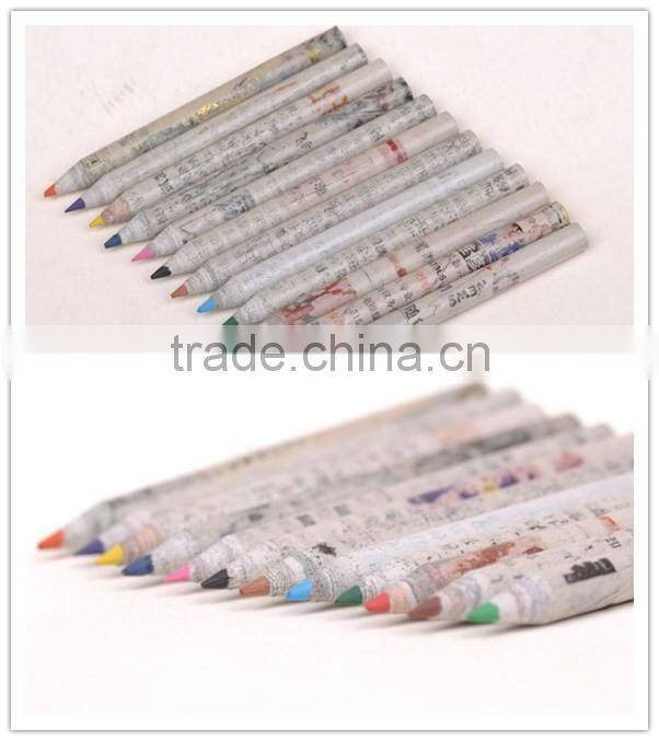 Professional waste paper pencil making machine line