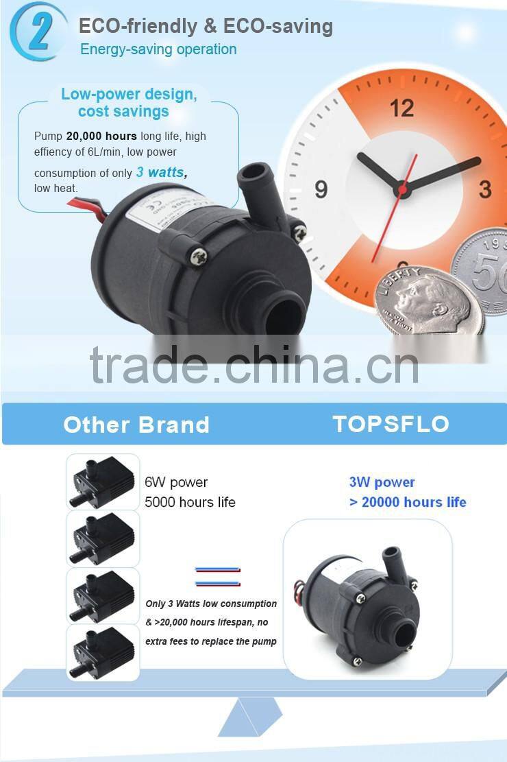 brushless silent environmental cool and warm water mattress pump