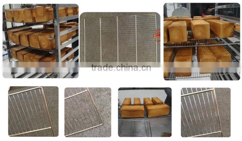 High quality non-stick teflon hamburger aluminum bakery trays 15 grooves loaf bread baking tray