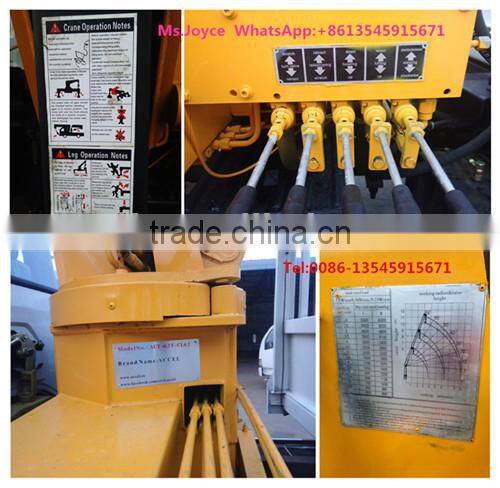 8 Tons Telescopic Boom Truck Mounted Crane 7 Ton Truck With Crane
