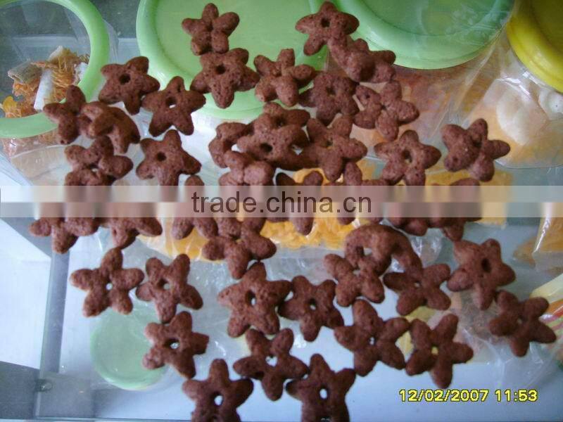 The stainless steel fried maize corn flakes machine