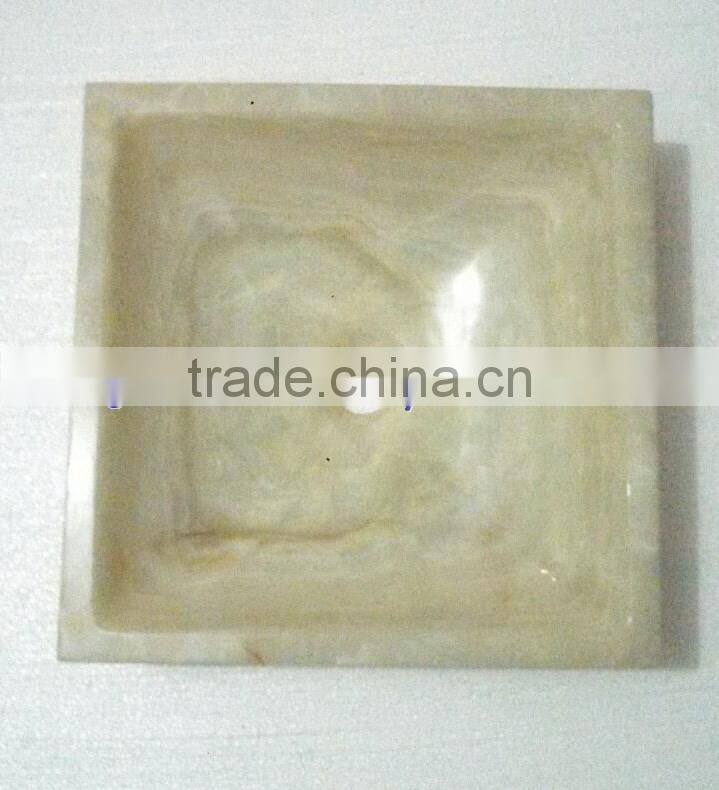 Buy cheap PURE WHITE ONYX SQUARE SINKS AND BASINS