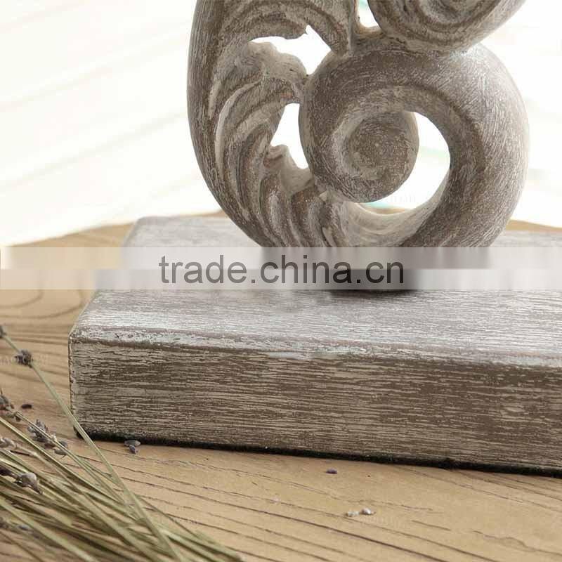 Classic provincial decorative table lamp, vine flower design resin table lamp